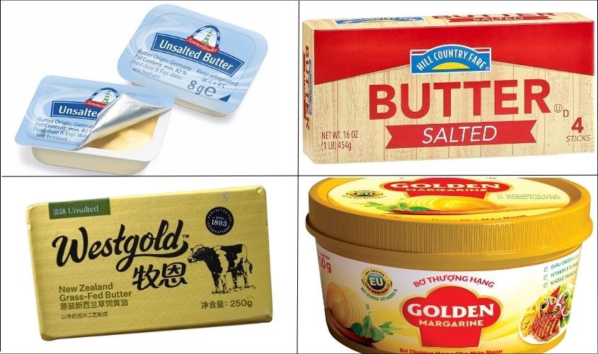Bơ lạt và các loại bơ khác