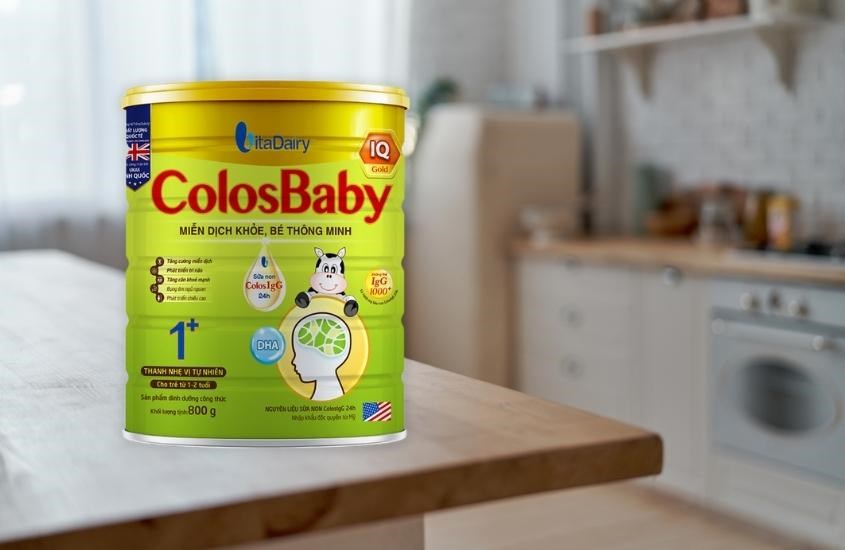 Sữa bột ColosBaby IQ Gold 1+ hương vani 800g (12 - 24 tháng)